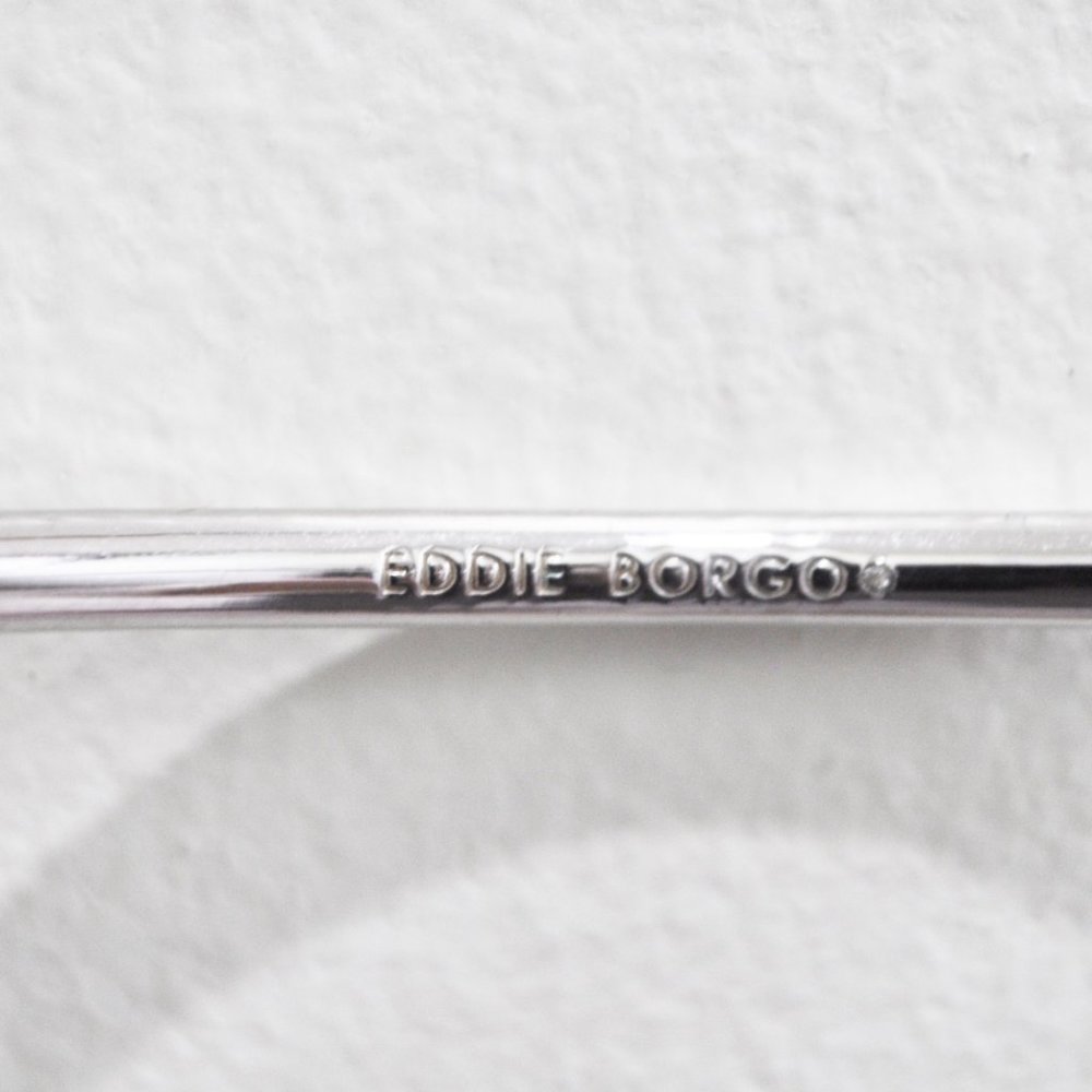 New EDDIE BORGO Celestial Orbit Moon Silver CHOKER - Picture 5 of 8